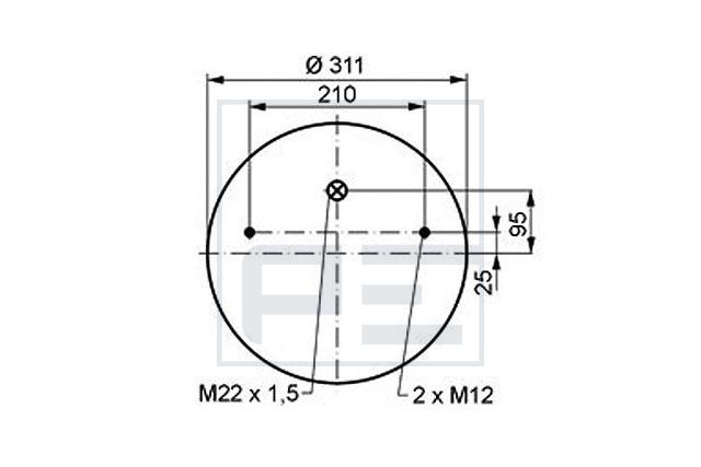 Mech, pneumatické odpružení 084.116-71A