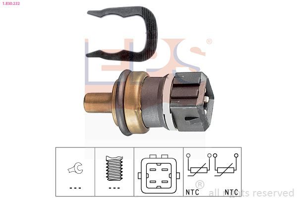 Sensor, temperatura del refrigerante