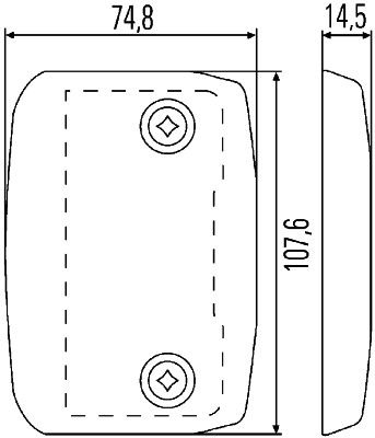 HELLA 2BA 008 260-001 Direction Indicator