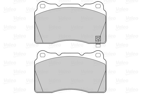 Комплект гальмівних накладок, дискове гальмо, Valeo 302295
