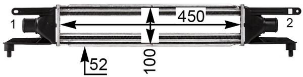 MAHLE CI 435 000P Charge Air Cooler