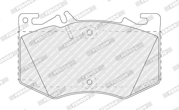 FERODO FDB5483 Brake Pad Set, disc brake