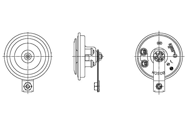 BOSCH 0986320180 Signal Horn