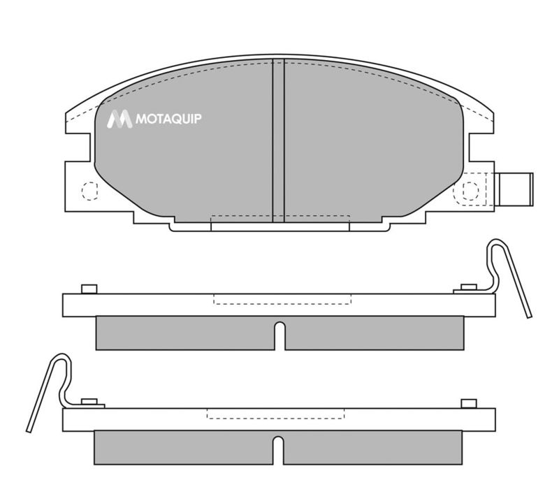 MOTAQUIP fékbetétkészlet, tárcsafék LVXL646