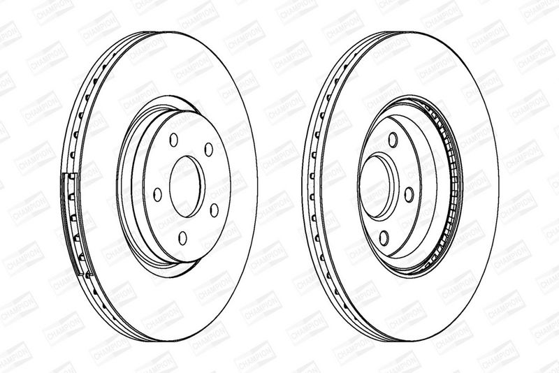 Disc frana 562434CH-1 CHAMPION