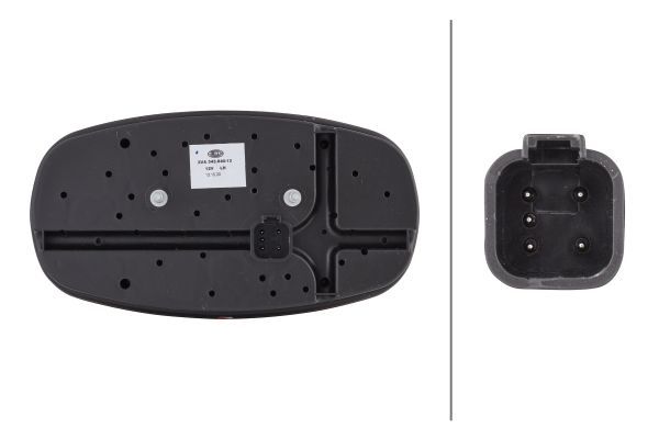 HELLA 2VA 343 640-131 Tail Light Assembly