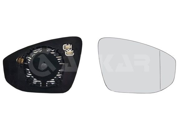 Cristal de espejo, retrovisor exterior