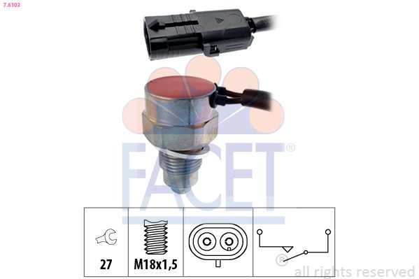 FACET Achteruitrijschakelaar 7.6103
