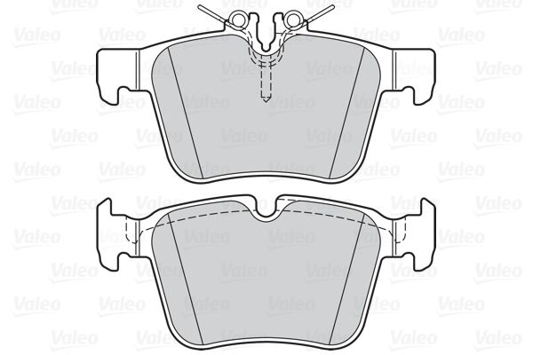 Комплект гальмівних накладок, дискове гальмо, Valeo 302209