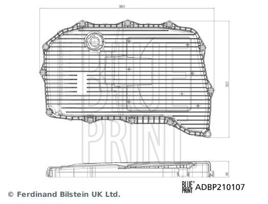 BLUE PRINT hidraulikus szűrő, automatikus váltó ADBP210107