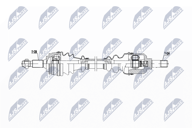 Приводний вал, Nty NPW-CT-142