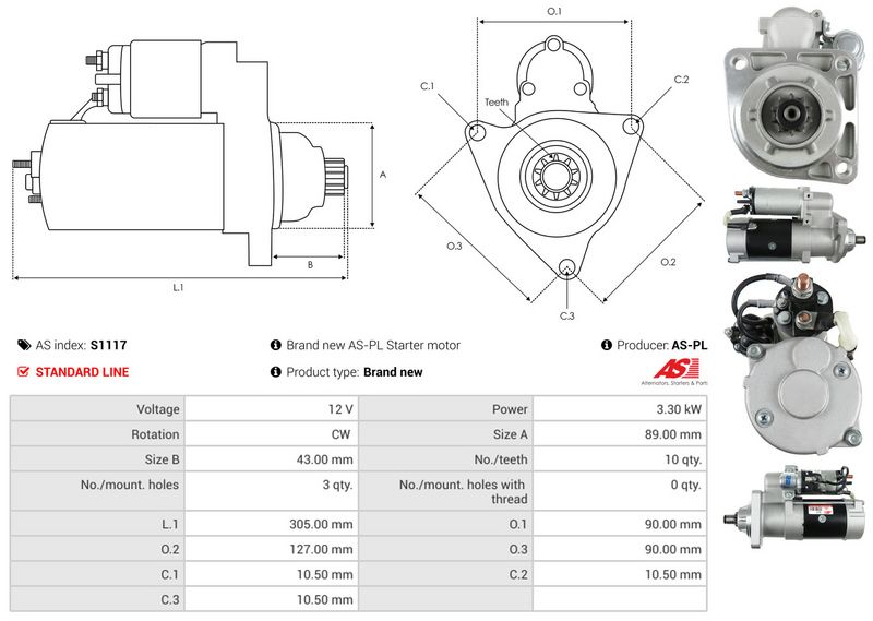 AS-PL S1117 Starter