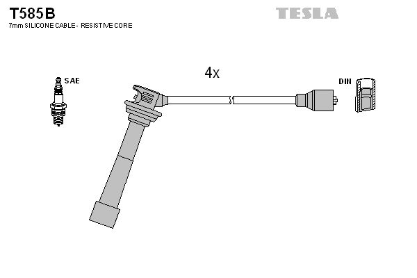 Комплект електропроводки TESLA