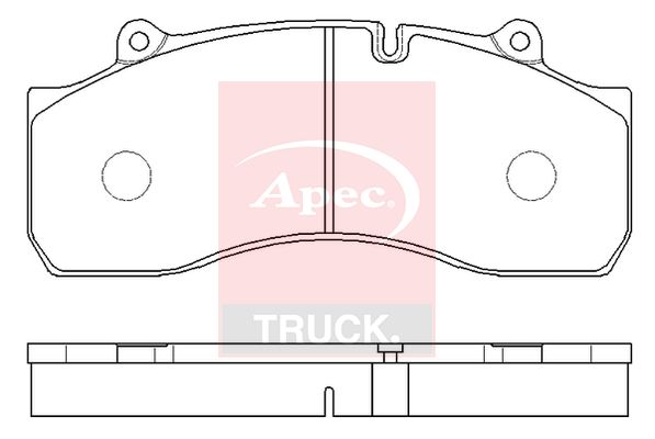 APEC Brake Pad Set, disc brake PAD29747