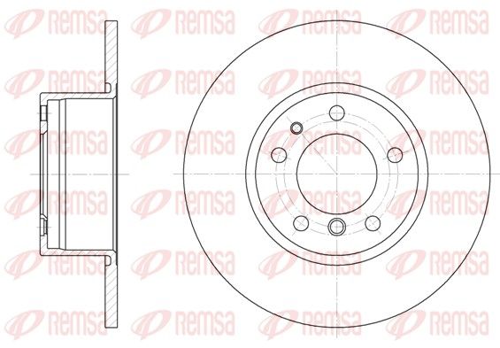 Гальмівний диск, Remsa 6347.00