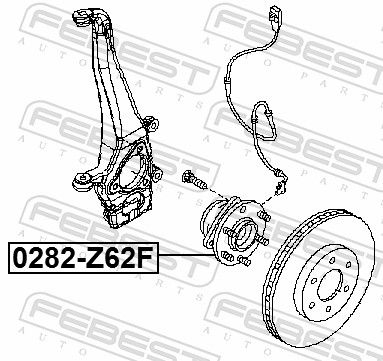 FEBEST 0282-Z62F Wheel Hub