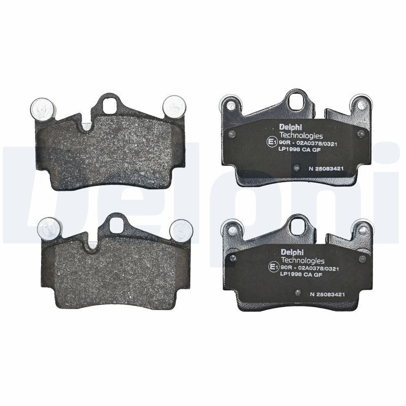 DELPHI LP1998 Brake Pad Set, disc brake