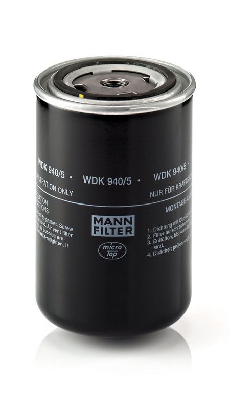 Kütusefilter, MANN-FILTER WDK 940, 5