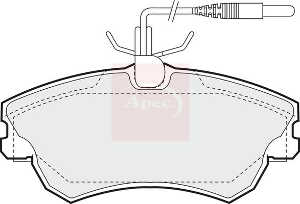 APEC Brake Pad Set, disc brake PAD975