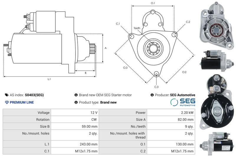 AS-PL S0403(SEG) Starter