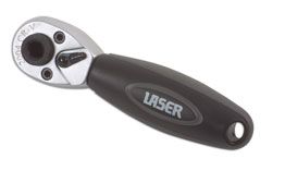 Laser Tools Stubby Ratchet & Bit Driver 1/4"D