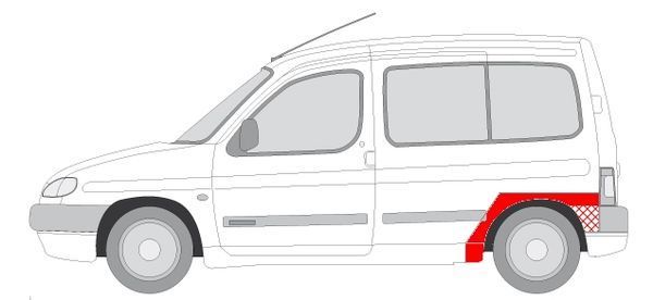BLIC 6504-03-0550591P Inner Wing Panel