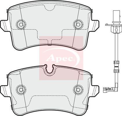APEC Brake Pad Set, disc brake PAD1778