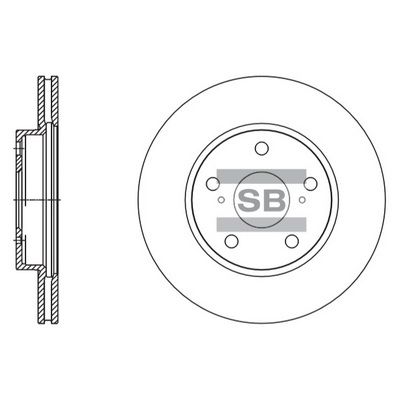 Гальмівний диск, Hi-Q SD4604