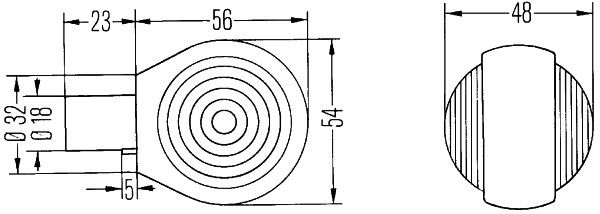 Semnalizator 2BA 001 236-001 HELLA