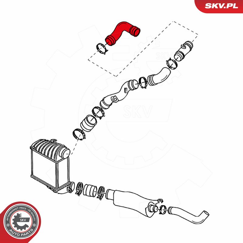 ESEN SKV 24SKV165 Charge Air Hose