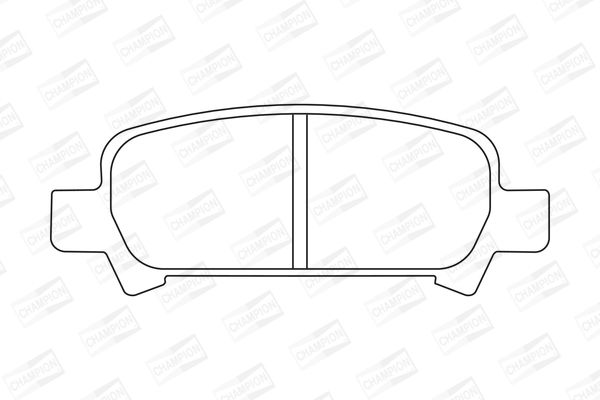Колодки гальмівні (задні) на Forester, Impreza, Lancer, Legacy, Outback