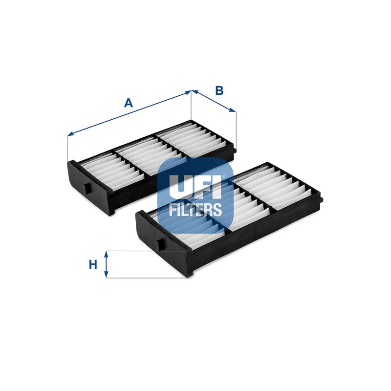 Фільтр, повітря у салоні, Ufi 53.274.00