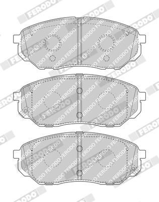 FERODO FDB4983 Brake Pad Set, disc brake