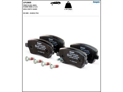 DELPHI LP1865 Brake Pad Set, disc brake