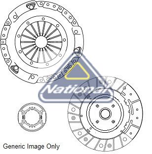 Комплект зчеплення, кільк. зубц. 23, 240мм, A4/A6/A8/Skoda SuperB/VW Passat 2.3-2.8i 91-08 (240mm), National CK9358