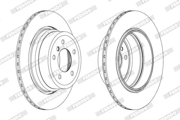 FERODO DDF1868C-1 Brake Disc