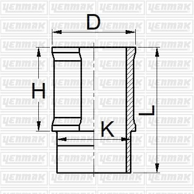 Робоча втулка циліндра, Yenmak 51-05873-000