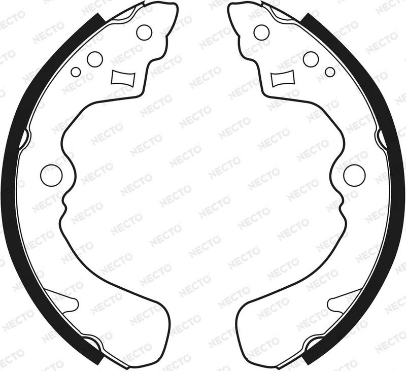 Juego de zapatas de frenos