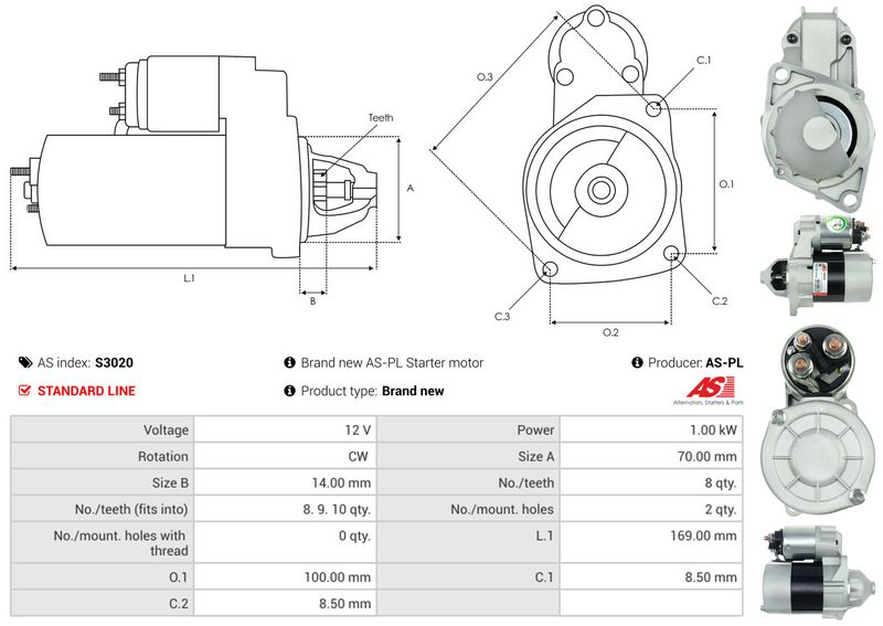 AS-PL S3020 Starter