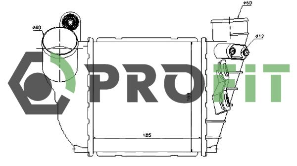Охолоджувач наддувального повітря, Profit 1780-0004