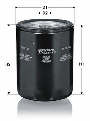 TECNECO FILTERS olajszűrő OL339