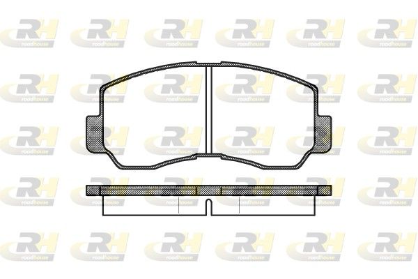 Комплект гальмівних накладок, дискове гальмо, Roadhouse 2094.40