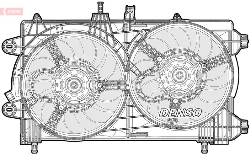 Denso Engine Cooling Fan DER13011