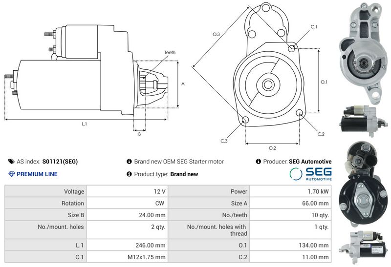 AS-PL S01121(SEG) Starter