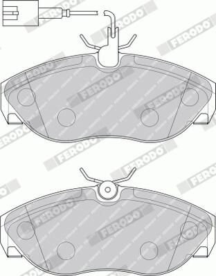 FERODO Plaquettes de frein à disque FVR1396