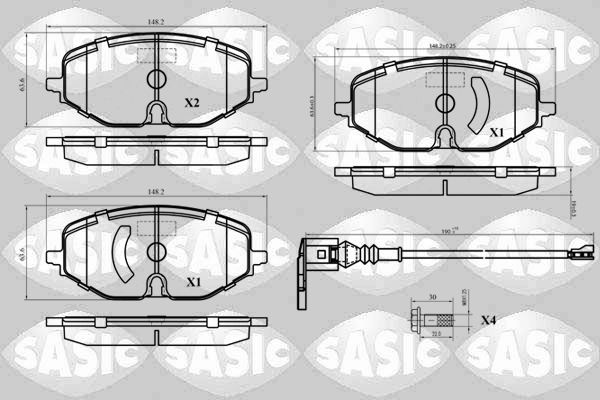 SET PLACUTE FRANA FRANA DISC SASIC 6210145