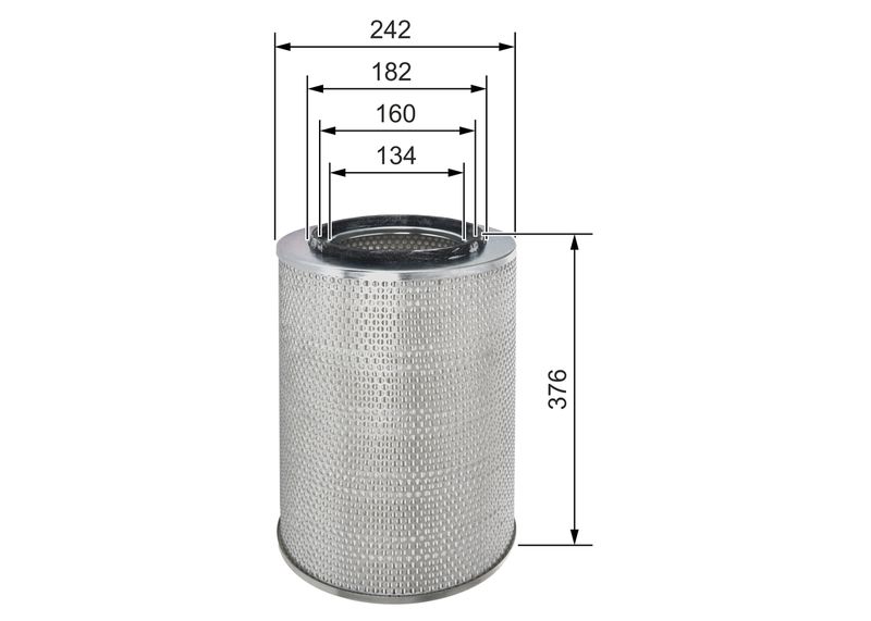 BOSCH 0 986 626 754 Air Filter