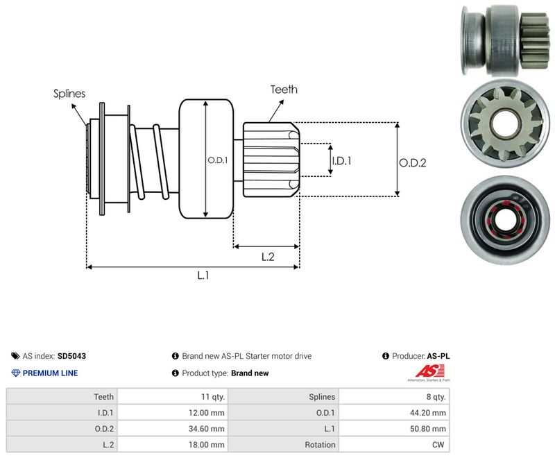 Vabajooks, starter, AS-PL SD5043