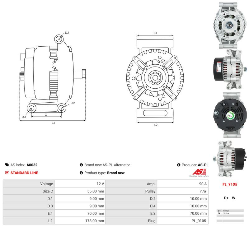 Generaator, AS-PL A0032