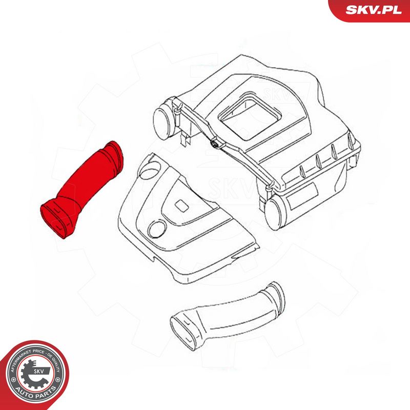 Õhutoru, õhufilter, ESEN SKV 43SKV916